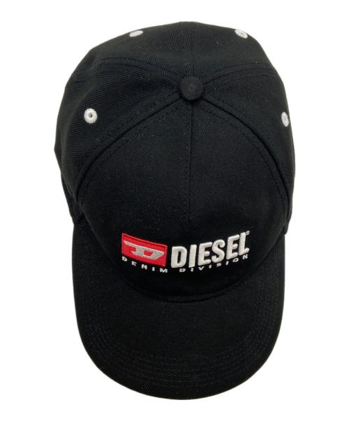 DIESEL（ディーゼル）DIESEL (ディーゼル) キャップ ブラック×レッド サイズ:Ⅱの古着・服飾アイテム