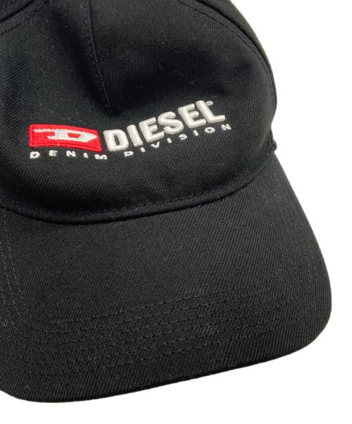 DIESEL（ディーゼル）DIESEL (ディーゼル) キャップ ブラック×レッド サイズ:Ⅱの古着・服飾アイテム