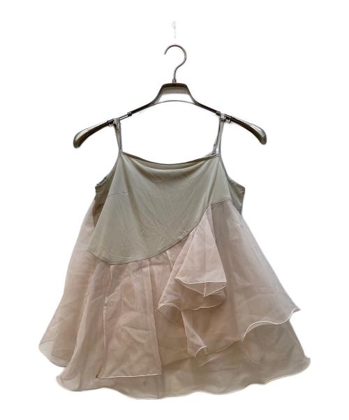 FRAY ID（フレイ アイディー）FRAY ID (フレイ アイディー) ニットベスト ベージュ サイズ:FREEの古着・服飾アイテム