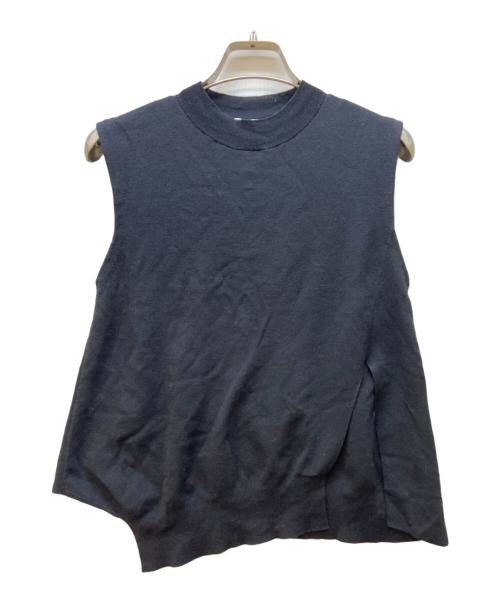 FRAY ID（フレイ アイディー）FRAY ID (フレイ アイディー) ニットベスト ブラック サイズ:FREEの古着・服飾アイテム