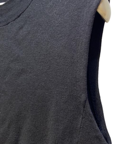 FRAY ID（フレイ アイディー）FRAY ID (フレイ アイディー) ニットベスト ブラック サイズ:FREEの古着・服飾アイテム