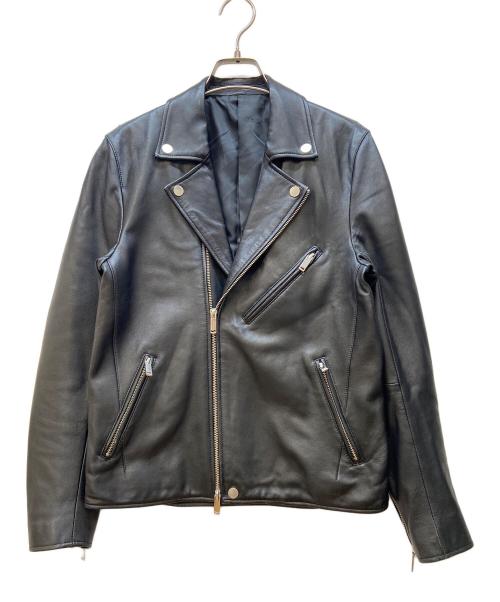 STUDIOUS（ステュディオス）STUDIOUS (ステュディオス) レザーライダースジャケット ブラック サイズ:2の古着・服飾アイテム