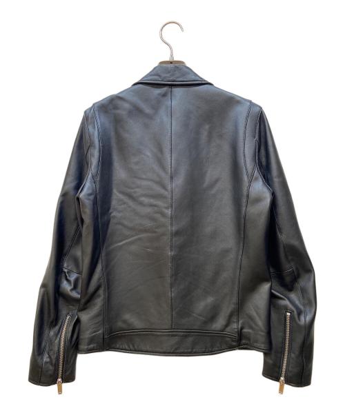 STUDIOUS（ステュディオス）STUDIOUS (ステュディオス) レザーライダースジャケット ブラック サイズ:2の古着・服飾アイテム