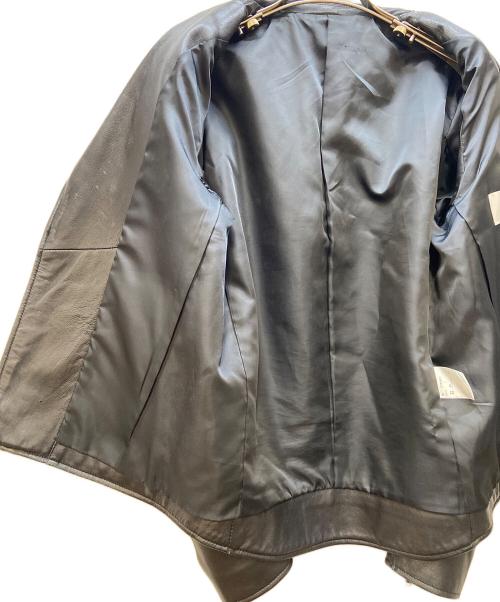 STUDIOUS（ステュディオス）STUDIOUS (ステュディオス) レザーライダースジャケット ブラック サイズ:2の古着・服飾アイテム