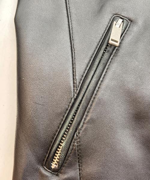 STUDIOUS（ステュディオス）STUDIOUS (ステュディオス) レザーライダースジャケット ブラック サイズ:2の古着・服飾アイテム