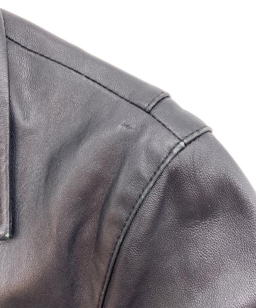 STUDIOUS（ステュディオス）STUDIOUS (ステュディオス) レザーライダースジャケット ブラック サイズ:2の古着・服飾アイテム