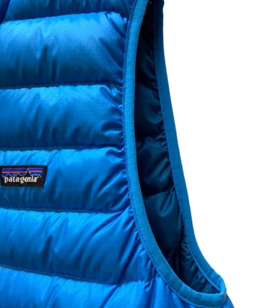 Patagonia（パタゴニア）Patagonia (パタゴニア) ダウンベスト ブルー サイズ:Mの古着・服飾アイテム