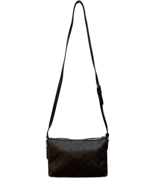 COACH（コーチ）COACH (コーチ) ショルダーバッグ ブラウン×ブラックの古着・服飾アイテム