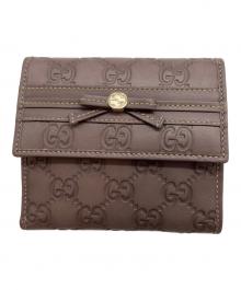 GUCCI（グッチ）の古着「2つ折り財布」｜ブラウン