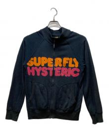 Hysteric Glamour（ヒステリックグラマー）の古着「ジップパーカー」｜ブラック
