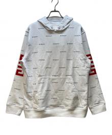 GIVENCHY（ジバンシィ）の古着「プルオーバーパーカー」｜ホワイト×ブラック