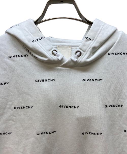 GIVENCHY（ジバンシィ）GIVENCHY (ジバンシィ) プルオーバーパーカー ホワイト×ブラック サイズ:12+の古着・服飾アイテム
