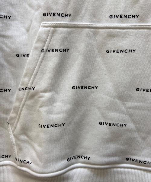 GIVENCHY（ジバンシィ）GIVENCHY (ジバンシィ) プルオーバーパーカー ホワイト×ブラック サイズ:12+の古着・服飾アイテム