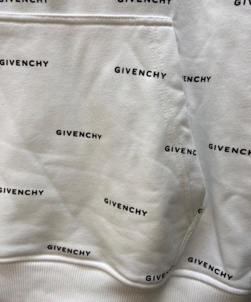 GIVENCHY（ジバンシィ）GIVENCHY (ジバンシィ) プルオーバーパーカー ホワイト×ブラック サイズ:12+の古着・服飾アイテム