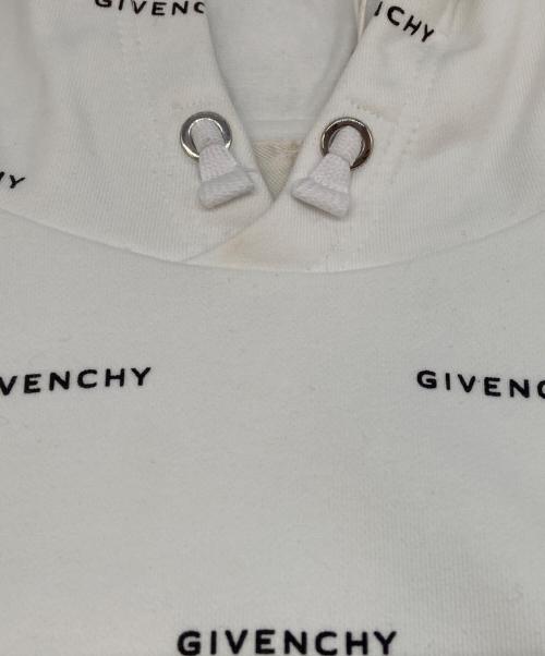 GIVENCHY（ジバンシィ）GIVENCHY (ジバンシィ) プルオーバーパーカー ホワイト×ブラック サイズ:12+の古着・服飾アイテム