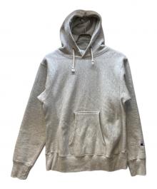 Champion（チャンピオン）の古着「プルオーバーパーカー」｜グレー