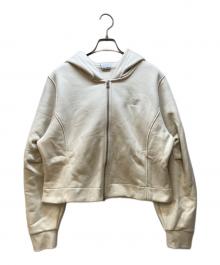 NEW BALANCE（ニューバランス）の古着「ジップパーカー/Athletics Crafted スウェットフルジップ」｜アイボリー
