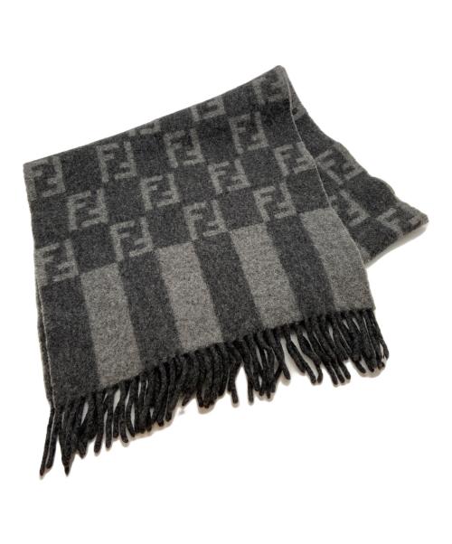 FENDI（フェンディ）FENDI (フェンディ) マフラー グレーの古着・服飾アイテム