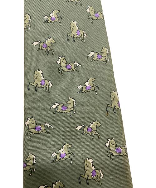 HERMES（エルメス）HERMES (エルメス) ネクタイ グリーン サイズ:FREEの古着・服飾アイテム