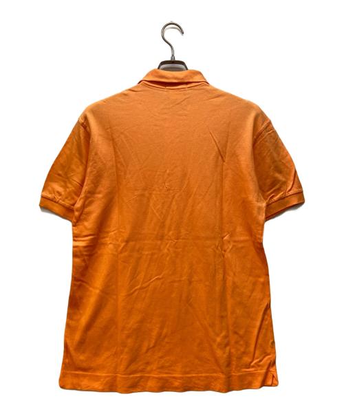 HERMES（エルメス）HERMES (エルメス) ポロシャツ/Hロゴシャツ オレンジ サイズ:Mの古着・服飾アイテム