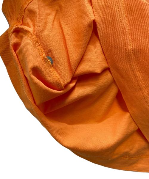 HERMES（エルメス）HERMES (エルメス) ポロシャツ/Hロゴシャツ オレンジ サイズ:Mの古着・服飾アイテム