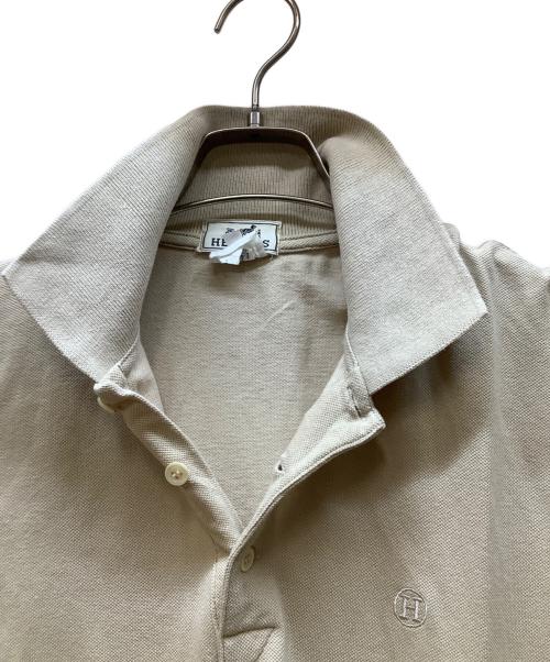 HERMES（エルメス）HERMES (エルメス) ポロシャツ ベージュ サイズ:Lの古着・服飾アイテム