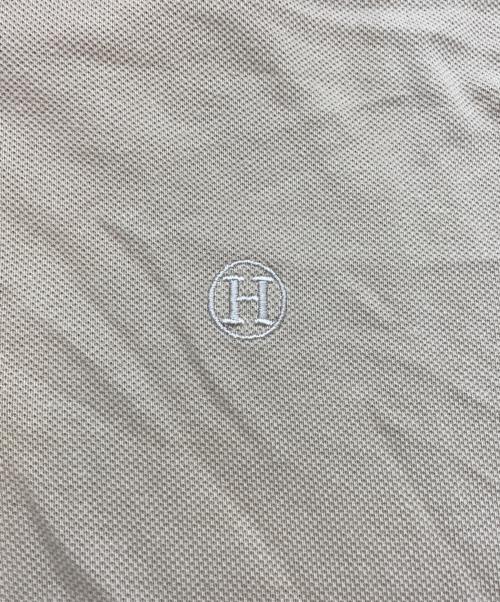 HERMES（エルメス）HERMES (エルメス) ポロシャツ ベージュ サイズ:Lの古着・服飾アイテム