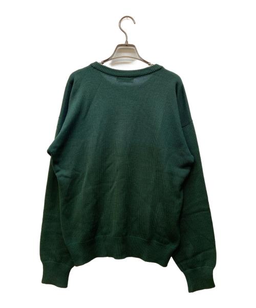 Burberry's（バーバリーズ）Burberry's (バーバリーズ) 薄手ニット グリーン サイズ:SIZE Lの古着・服飾アイテム