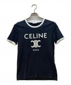 CELINEセリーヌ）の古着「半袖カットソー」｜ブラック