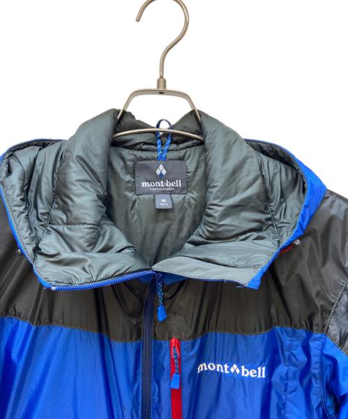 mont-bell（モンベル）mont-bell (モンベル) フラットアイアンパーカ ブルー×ブラック サイズ:Mの古着・服飾アイテム