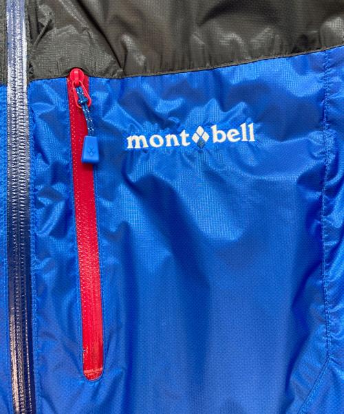 mont-bell（モンベル）mont-bell (モンベル) フラットアイアンパーカ ブルー×ブラック サイズ:Mの古着・服飾アイテム