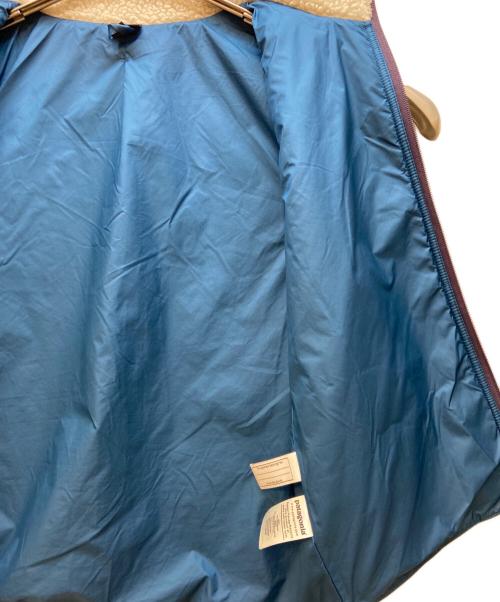 Patagonia（パタゴニア）Patagonia (パタゴニア) ボアベスト ベージュ×パープル サイズ:XXLの古着・服飾アイテム
