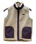 Patagonia（パタゴニア）の古着「ボアベスト」｜ベージュ×パープル