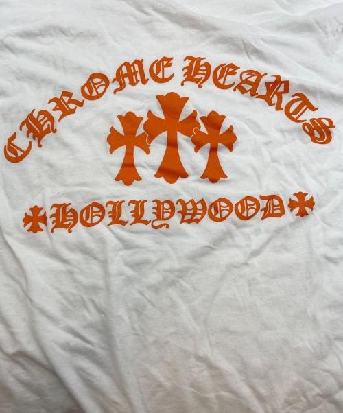 CHROME HEARTS（クロムハーツ）CHROME HEARTS (クロムハーツ) 長袖カットソー ホワイト サイズ:Lの古着・服飾アイテム