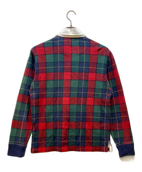 POLO RALPH LAUREN（ポロ・ラルフローレン）POLO RALPH LAUREN (ポロ・ラルフローレン) ポロシャツ レッド×グリーン×ネイビー サイズ:Sの古着・服飾アイテム