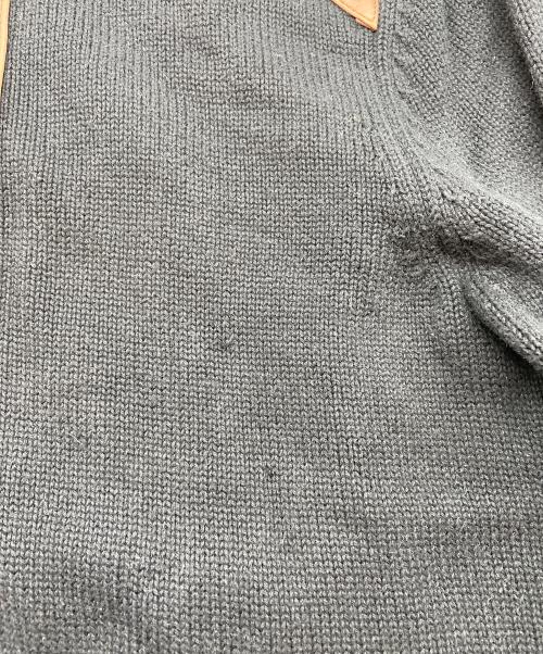 LAUREN RALPH LAUREN（ローレン ラルフ ローレン）LAUREN RALPH LAUREN (ローレン ラルフ ローレン) 薄手ニット ブラック×ブラウン サイズ:Sの古着・服飾アイテム