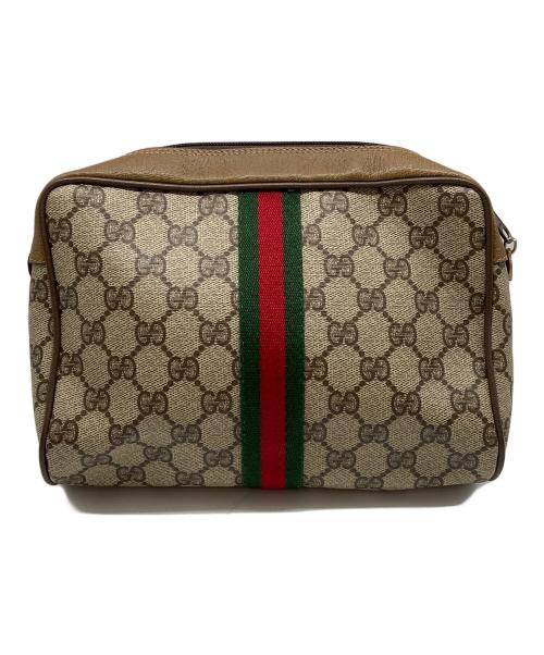 GUCCI（グッチ）GUCCI (グッチ) クラッチバッグ ブラウンの古着・服飾アイテム