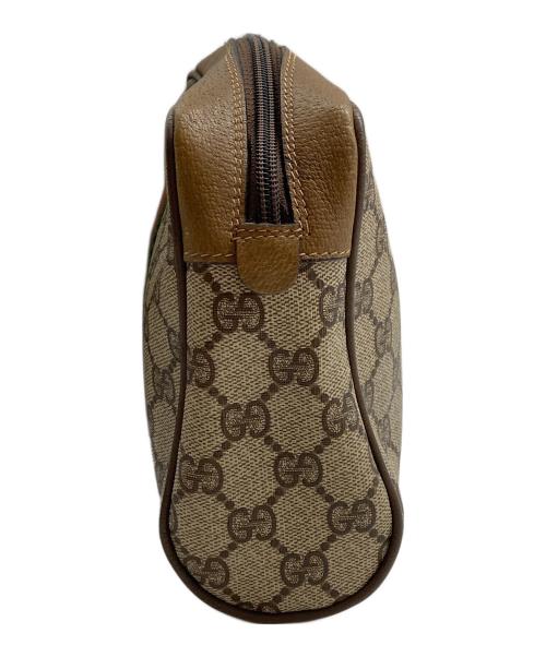 GUCCI（グッチ）GUCCI (グッチ) クラッチバッグ ブラウンの古着・服飾アイテム