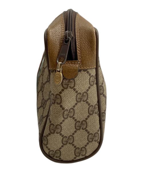 GUCCI（グッチ）GUCCI (グッチ) クラッチバッグ ブラウンの古着・服飾アイテム