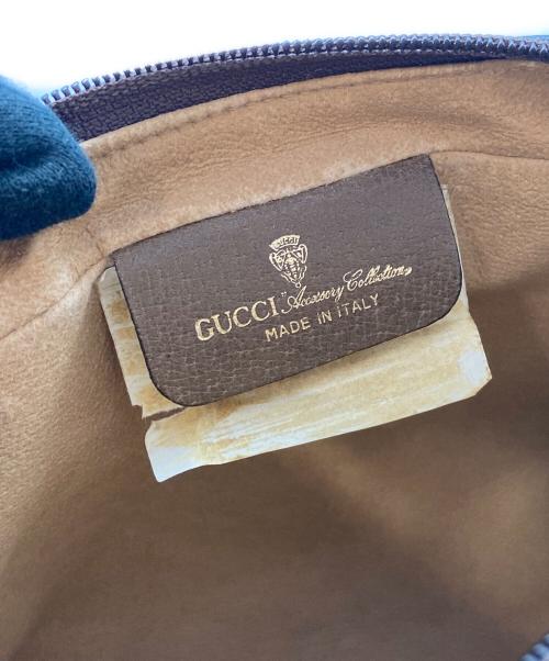 GUCCI（グッチ）GUCCI (グッチ) クラッチバッグ ブラウンの古着・服飾アイテム