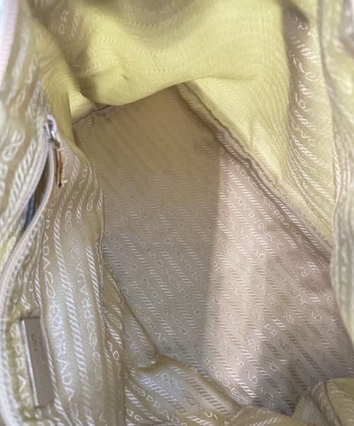PRADA（プラダ）PRADA (プラダ) ミニボストンバッグ カーキ×ブラウンの古着・服飾アイテム