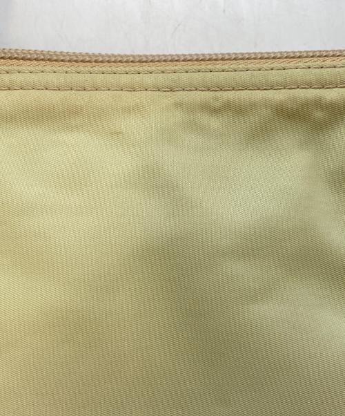PRADA（プラダ）PRADA (プラダ) ミニボストンバッグ カーキ×ブラウンの古着・服飾アイテム