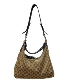 GUCCI（グッチ）の古着「ショルダーバッグ/ホースビット2way ショルダーバッグ」｜ベージュ