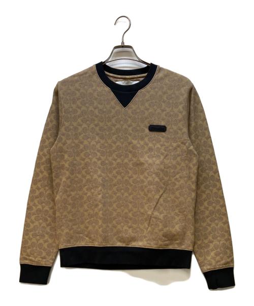 COACH（コーチ）COACH (コーチ) クルーネックスウェット カーキ サイズ:XSの古着・服飾アイテム