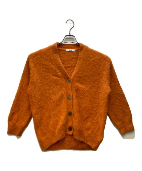 Snidel（スナイデル）Snidel (スナイデル) 薄手カーディガン オレンジ サイズ:FREEの古着・服飾アイテム