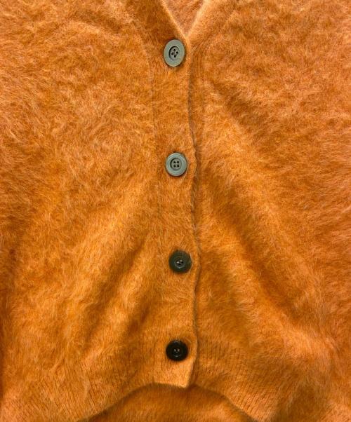 Snidel（スナイデル）Snidel (スナイデル) 薄手カーディガン オレンジ サイズ:FREEの古着・服飾アイテム