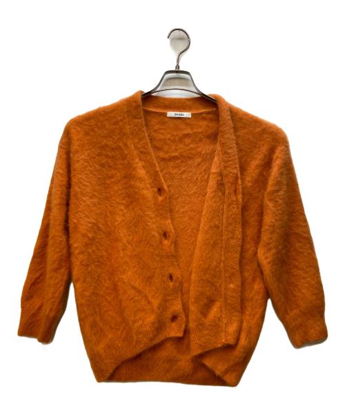 Snidel（スナイデル）Snidel (スナイデル) 薄手カーディガン オレンジ サイズ:FREEの古着・服飾アイテム