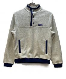 Patagonia（パタゴニア）の古着「ボアジャケット/Men's Shearling Button Pullover」｜オフホワイト