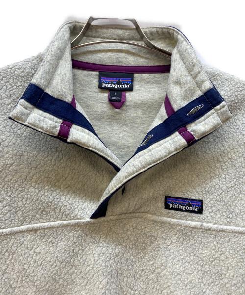 Patagonia（パタゴニア）Patagonia (パタゴニア) ボアジャケット/Men's Shearling Button Pullover オフホワイト サイズ:Sの古着・服飾アイテム