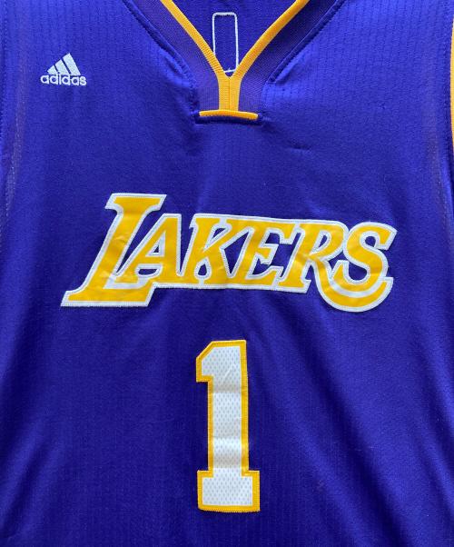 LAKERS（レイカーズ）LAKERS (レイカーズ) バスケットボールユニフォーム パープル×イエロー サイズ:Lの古着・服飾アイテム
